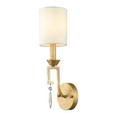 Lemuria 1L Wall Light - Distressed Gold Finish