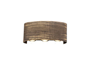 Stasher Up & Downward Lighting Wall Lamp, 6 x 1W LED, 3000K, 500lm, IP54, Gold/Black, 3yrs Warranty