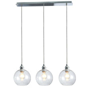 Lewis 3 Light Bar Small Glass Ball