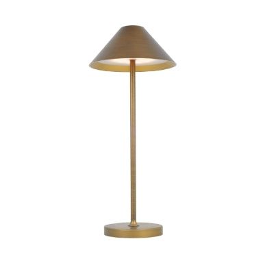 Liberty - Aluminum Rechargeable Table Lamp with Battery 3 W - Bronze Finish, IP54