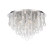 Obiser Ceiling, 4/6 Light E14, Polished Chrome/Crystal