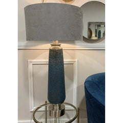 Lolita Table Lamp - Deep Blue & Copper Finish