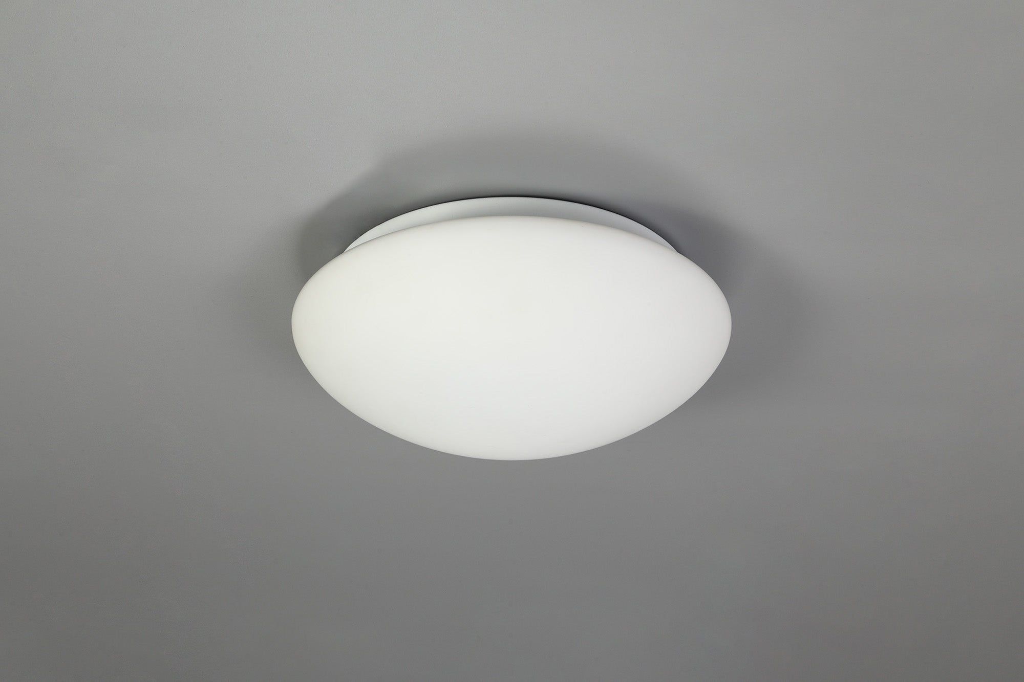 Somaver Ceiling, 1 x 18W LED, 3000K, 872lm, IP44, White/Frosted Glass, 3yrs Warranty