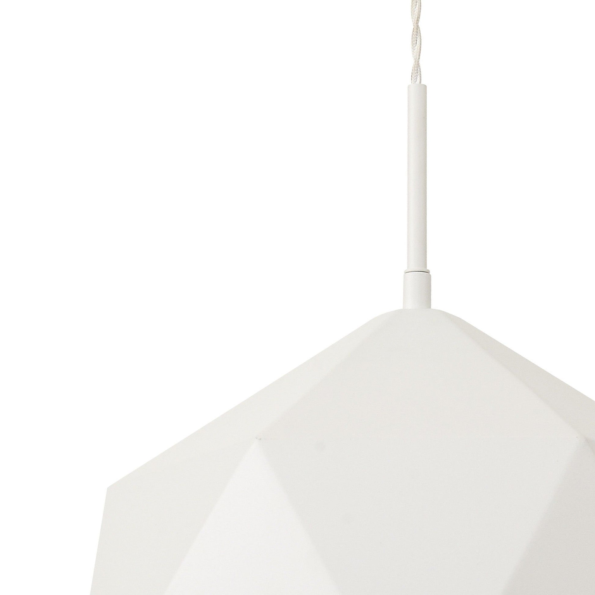 Luscious Single Pendant, 1 Light Adjustable E27, Graphite/White Inner