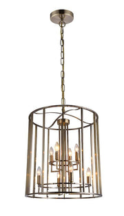 Maddie Antique Brass/Nickel -Finish Double Height
