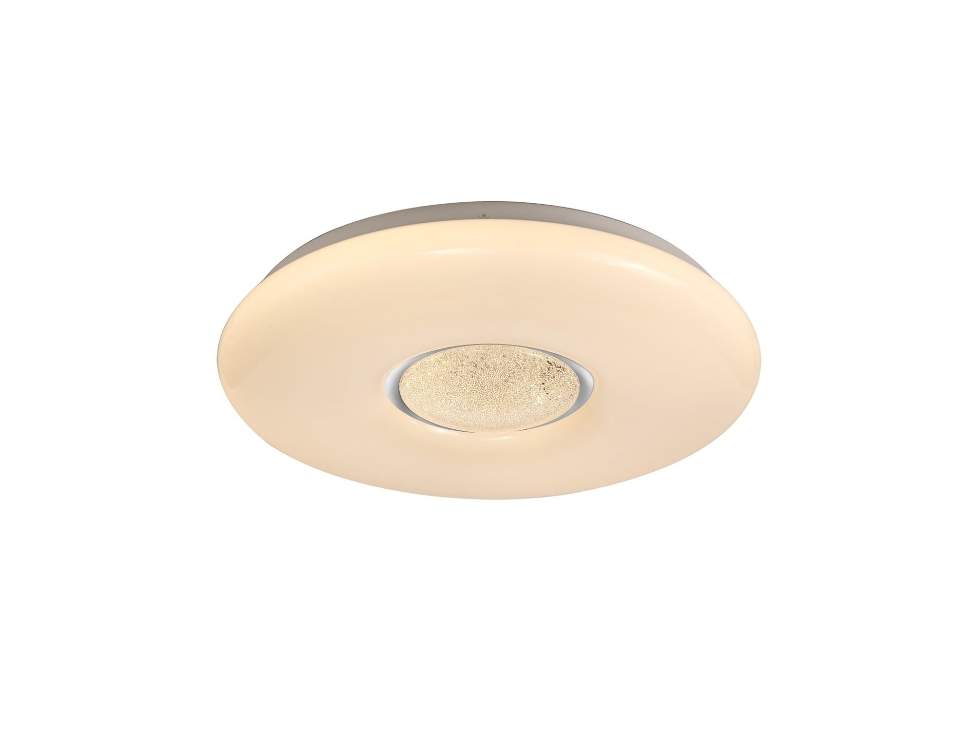 Soiabre Ceiling, 1 x 24W LED, CCT Switchable 3000/4000/6000K, 2032lm, Opal White, 3yrs Warranty