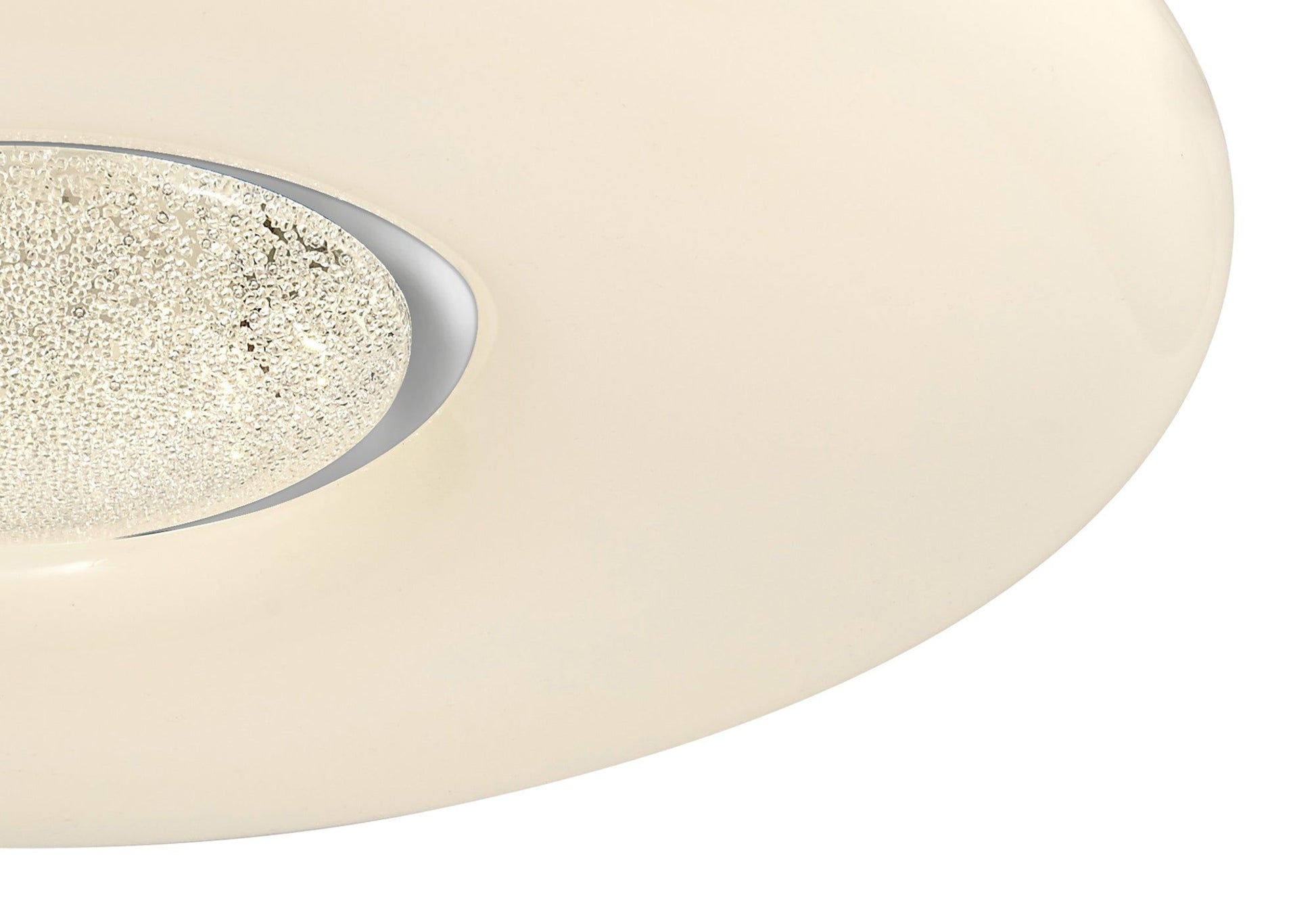 Soiabre Ceiling, 1 x 24W LED, CCT Switchable 3000/4000/6000K, 2032lm, Opal White, 3yrs Warranty