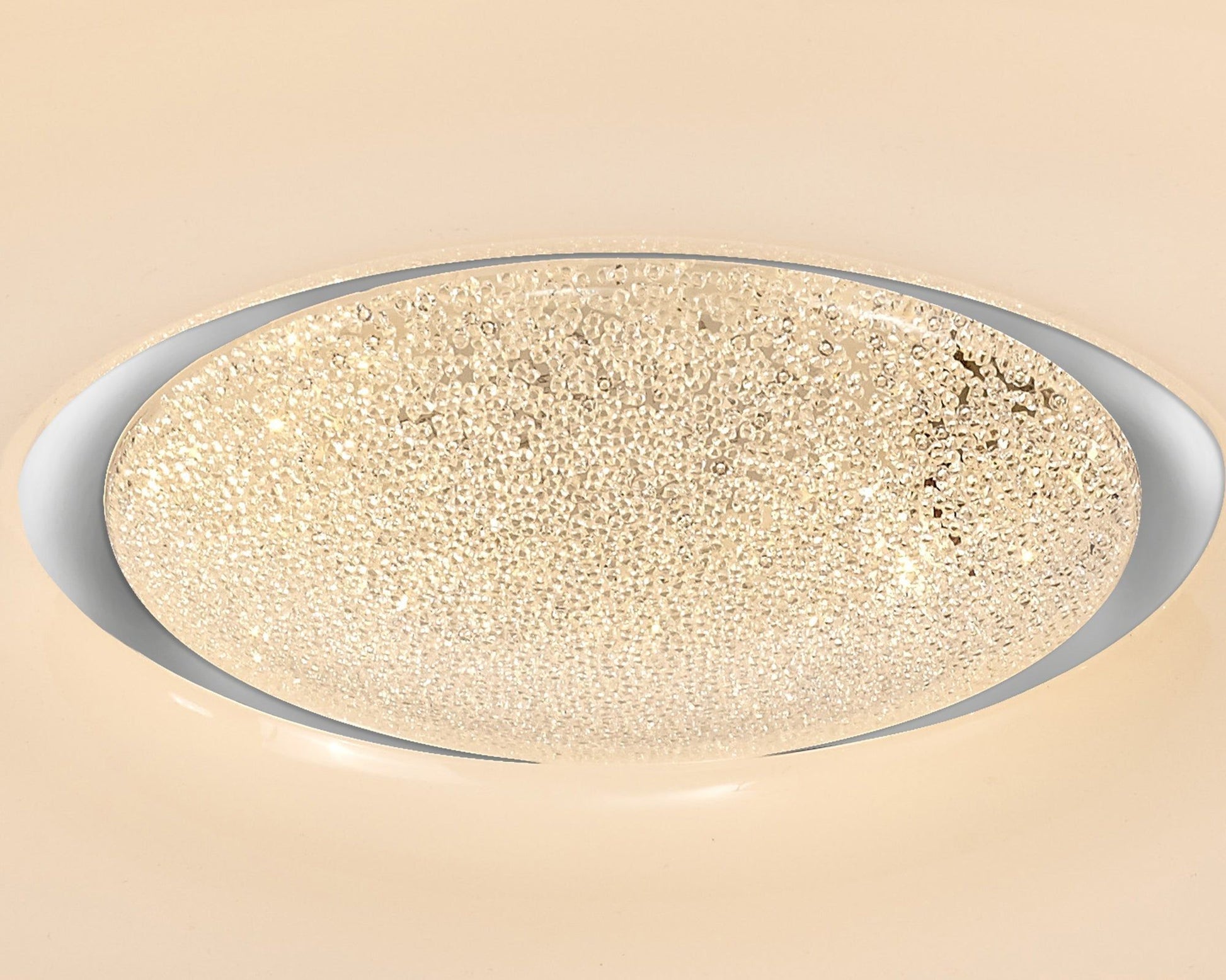 Soiabre Ceiling, 1 x 24W LED, CCT Switchable 3000/4000/6000K, 2032lm, Opal White, 3yrs Warranty