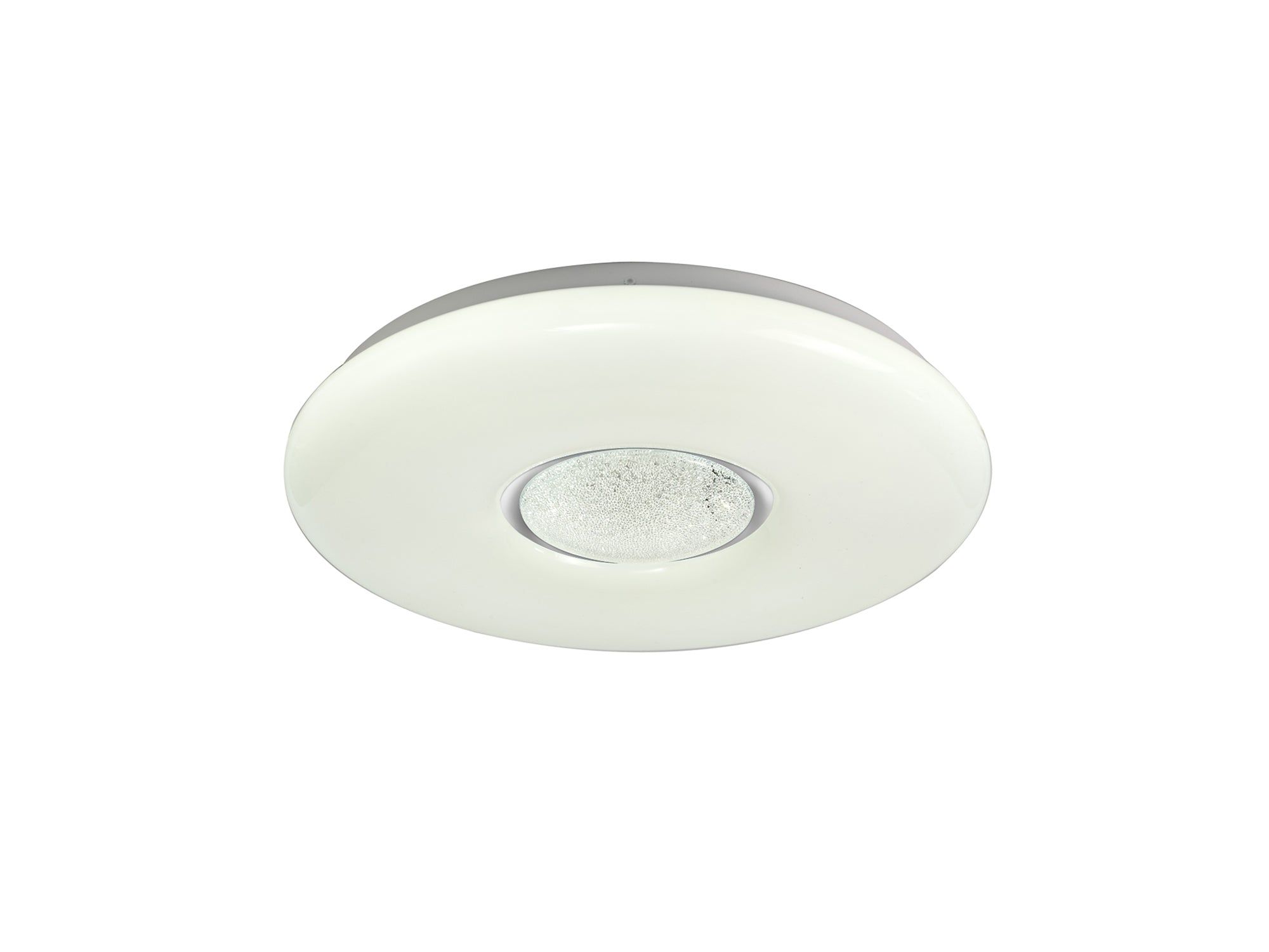 Soiabre Ceiling, 1 x 24W LED, CCT Switchable 3000/4000/6000K, 2032lm, Opal White, 3yrs Warranty