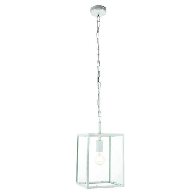 Madison Pendant Light - Bright Nickel/Antique Brass