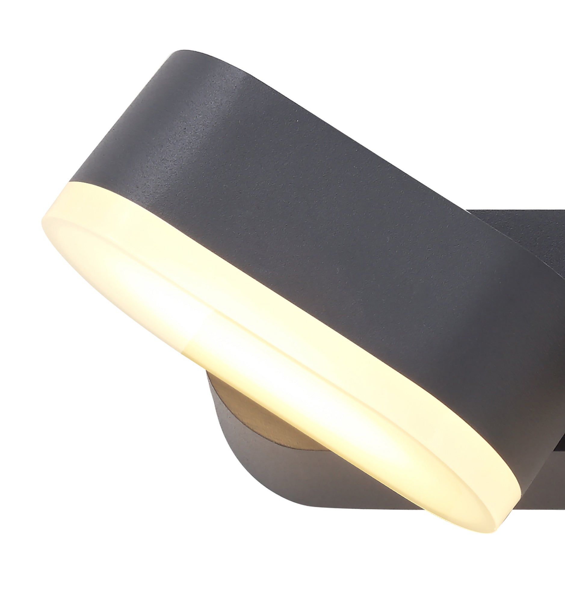 Somabre 1/2 Light Adjustable Wall Lamp, 1/2 x 6W LED, 3000K, 400lm, IP54, Anthracite, 3yrs Warranty
