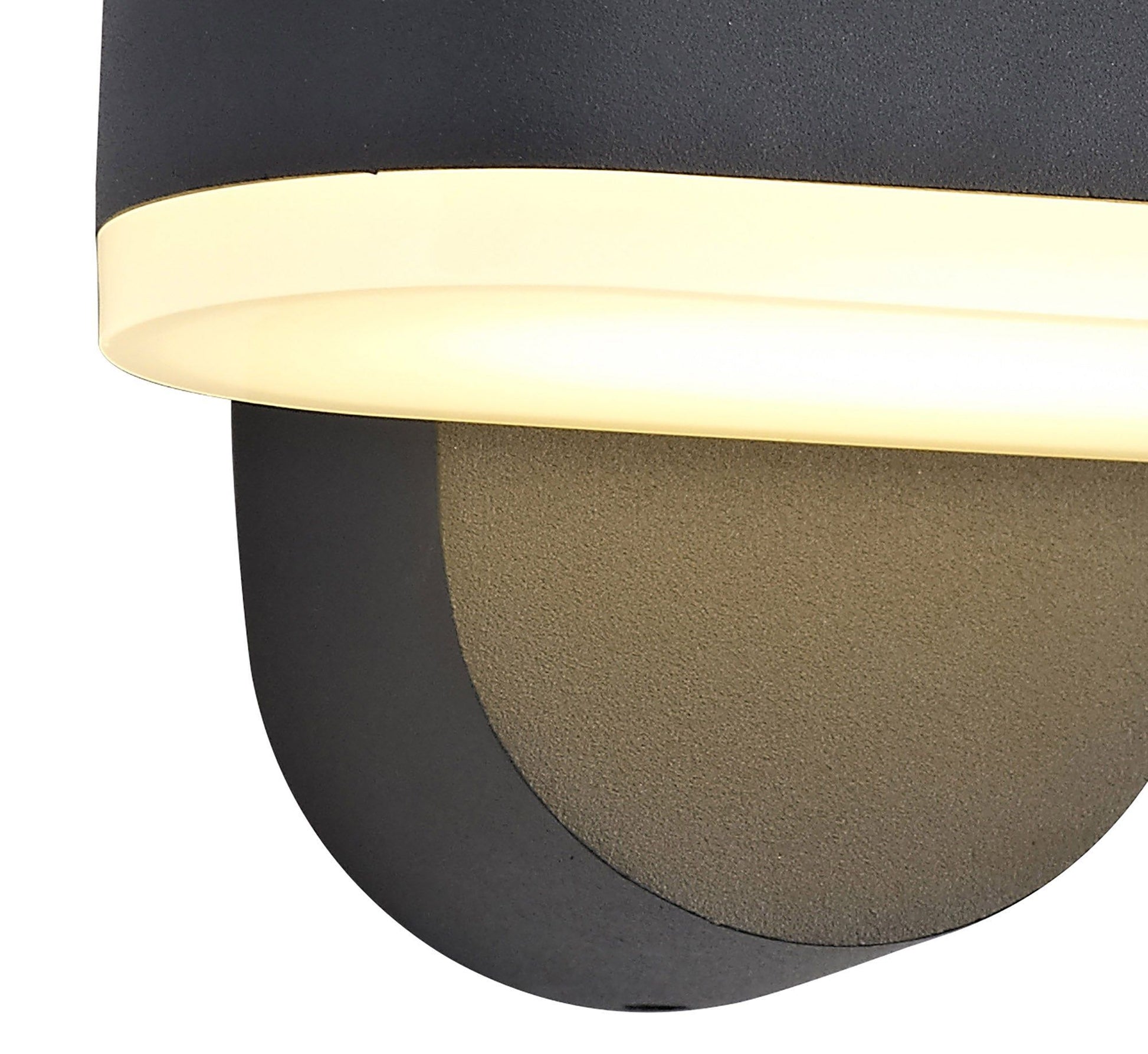 Somabre 1/2 Light Adjustable Wall Lamp, 1/2 x 6W LED, 3000K, 400lm, IP54, Anthracite, 3yrs Warranty