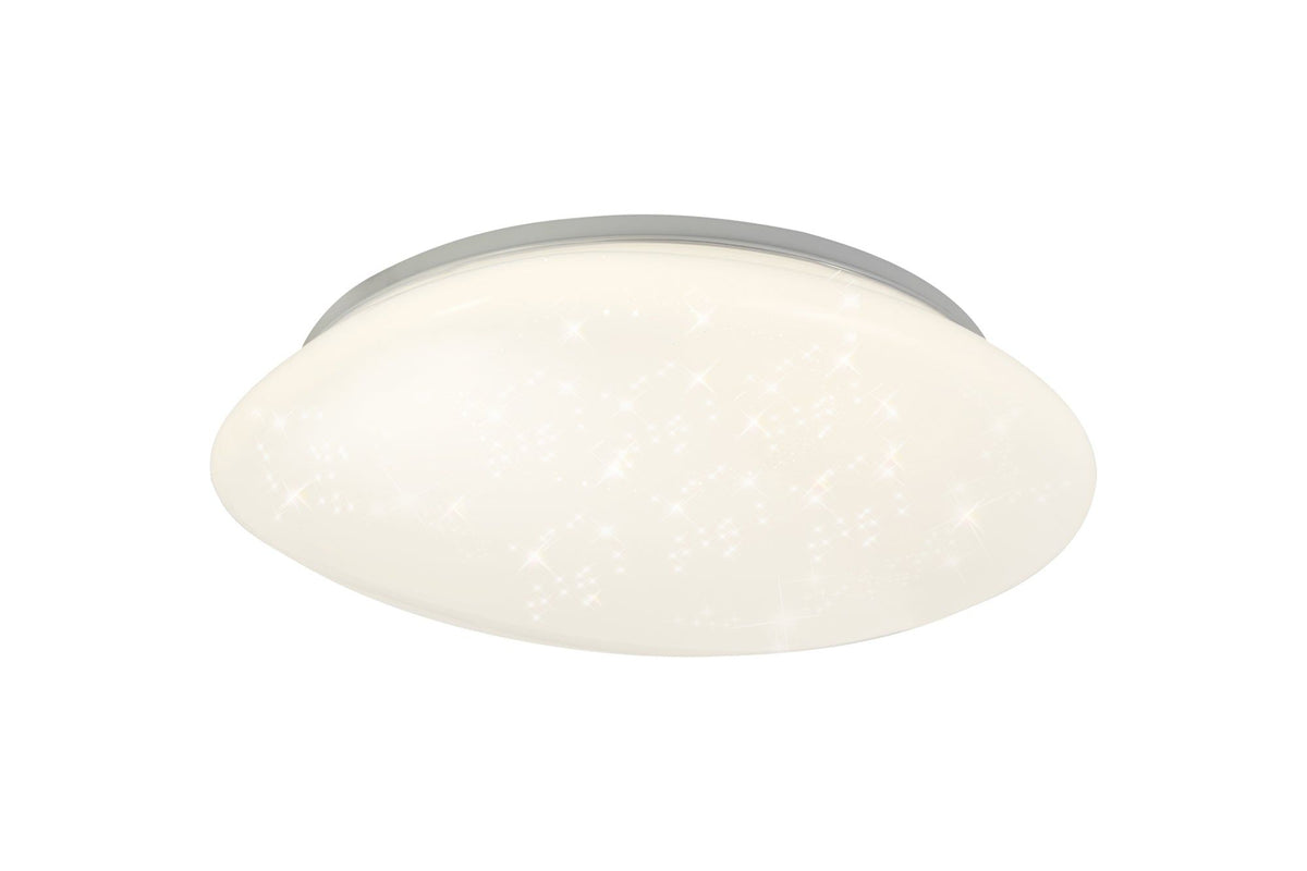 Soynert Ceiling, 1 x 24W LED, 4000K, 1614lm, IP44, White Acrylic, 3yrs Warranty
