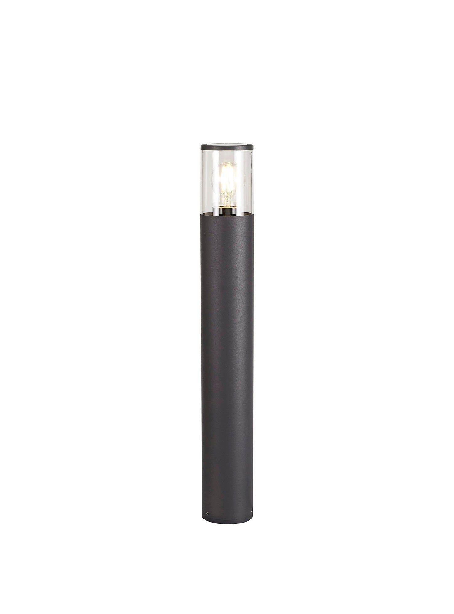 Taiminer 45cm Post Lamp 1 x E27, IP54, Anthracite/Opal/Smoked/Clear,  2yrs Warranty