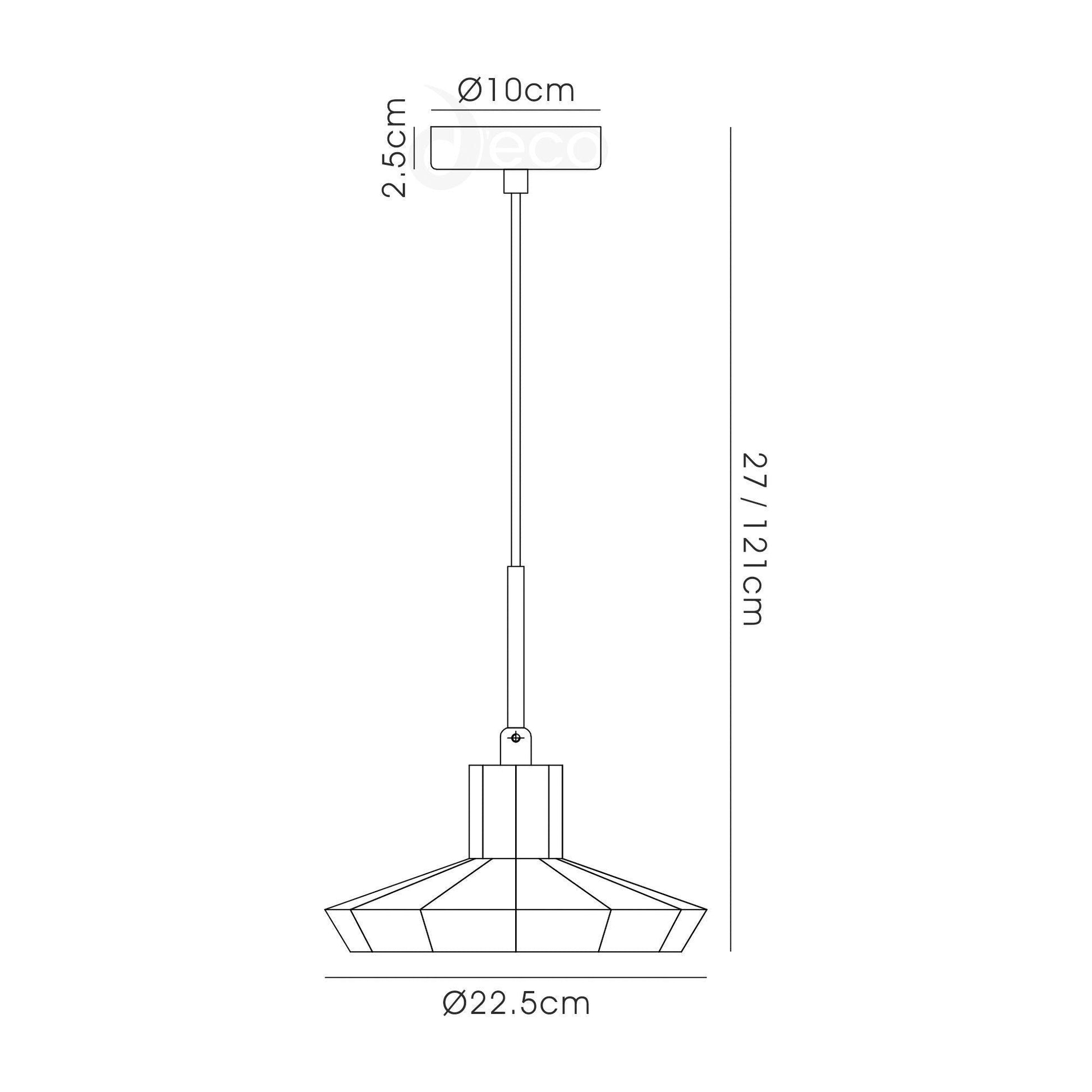 Markus Single Medium/Slim/Shallow Cone Pendant