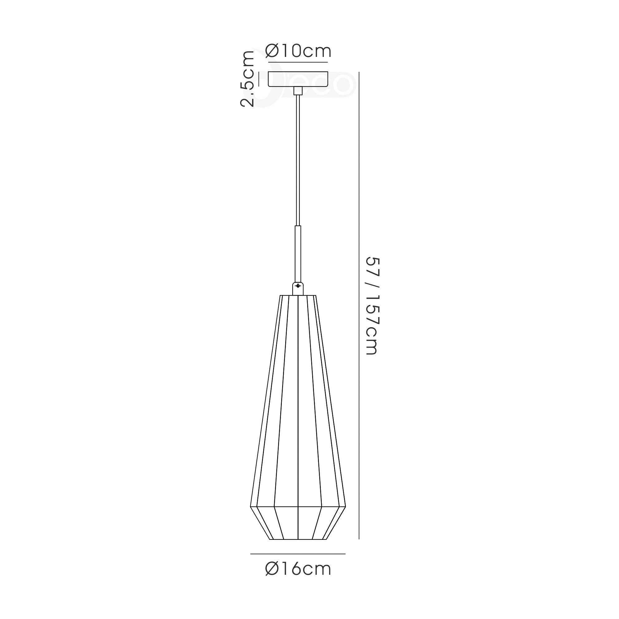 Markus Single Medium/Slim/Shallow Cone Pendant