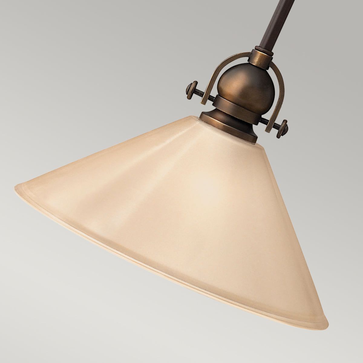 Mayflower 1Lt Medium Pendant Ceiling Light - Olde Bronze Finish