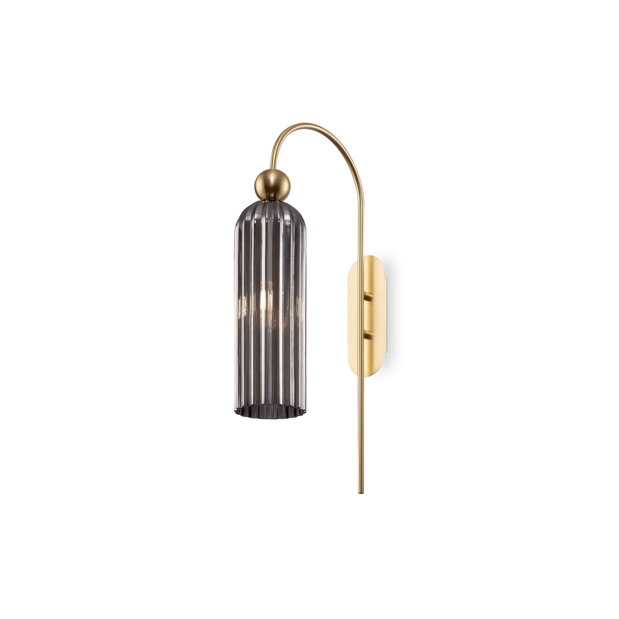 Maytoni Antic Wall Lamp - Brass & Grey Finish IP20