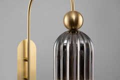 Maytoni Antic Wall Lamp - Brass & Grey Finish IP20