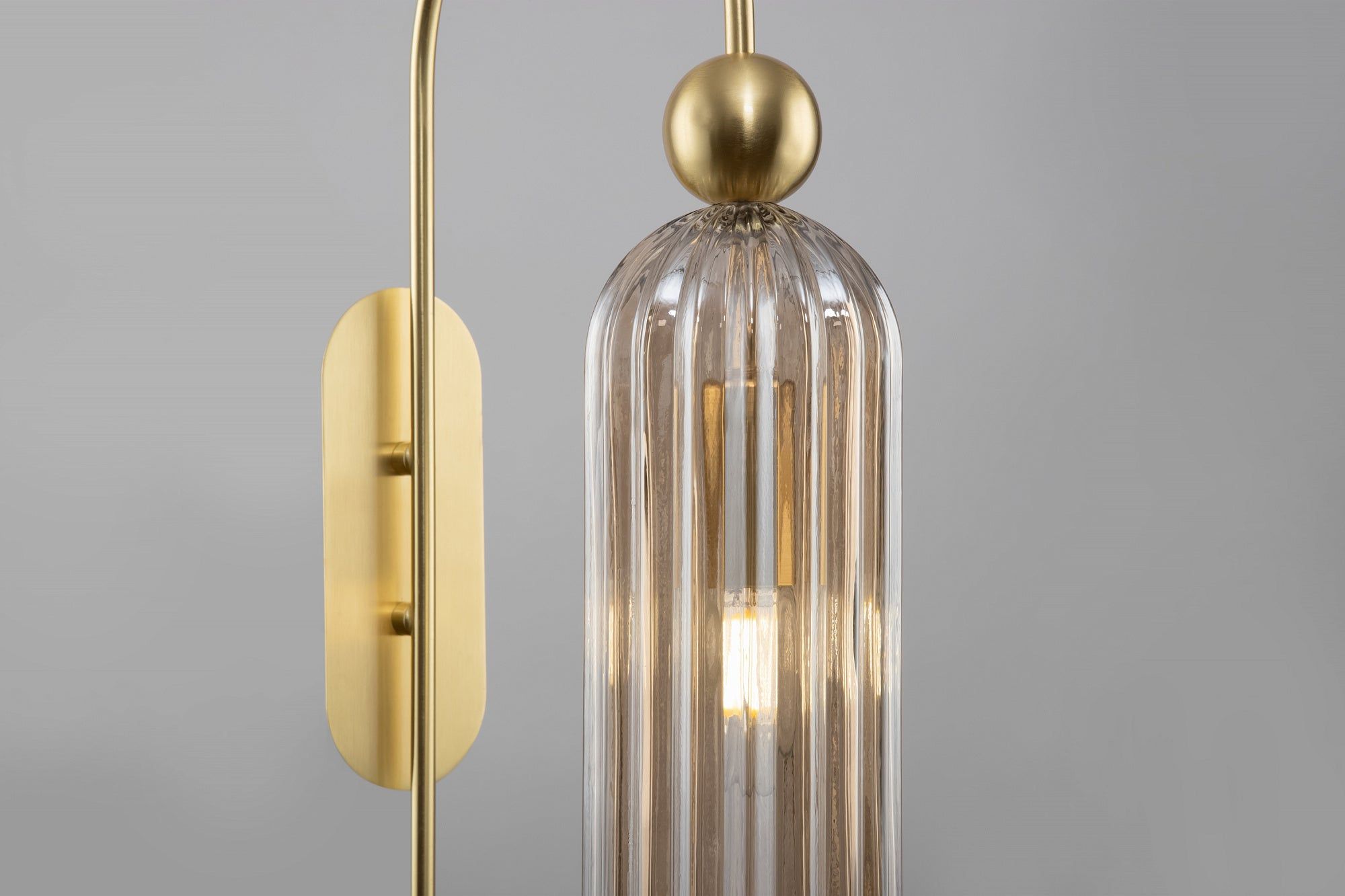 Maytoni Antic Wall Lamp - Brass & Cognac Finish IP20