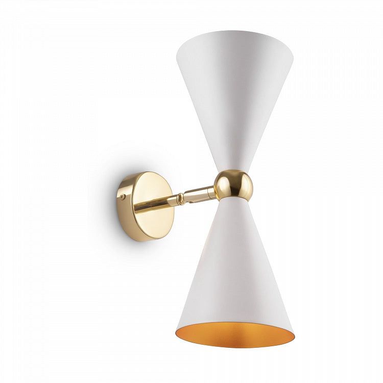 MAYTONI | 2lt Wall Lamp Vesper | Gold/White - Cusack Lighting