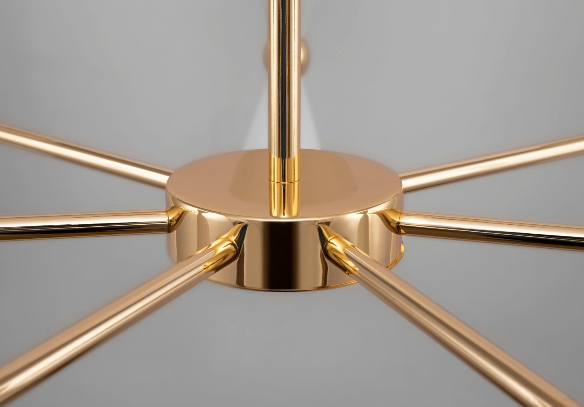 Maytoni Vesper 14Lt Centre Ceiling Light - White & Gold Finish
