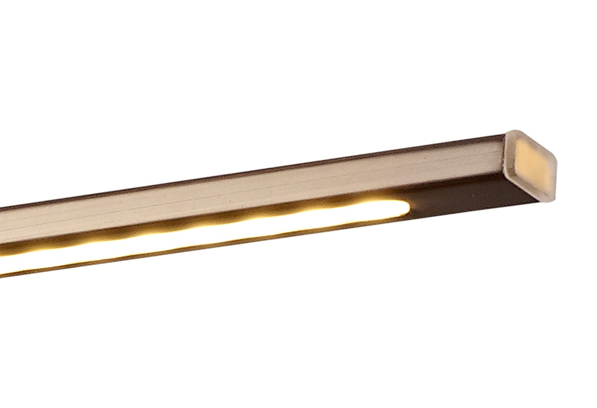 Mia Large 1 Arm Wall Lamp/Picture Light, 1 x 10W LED, 3000K, 850lm, Bronze, 3yrs Warranty