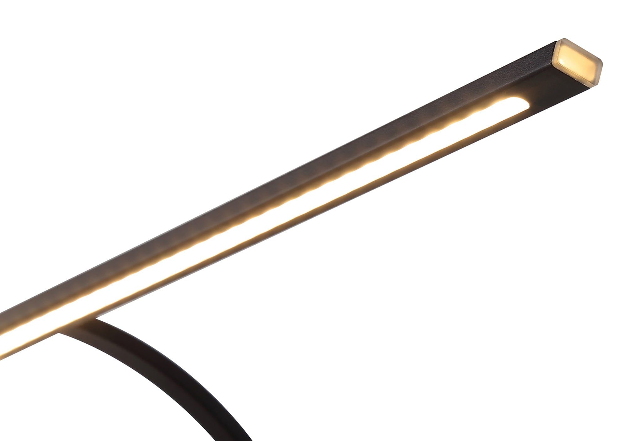 Mia Large 2 Arm Wall Lamp/Picture Light, 1 x 16W LED, 3000K, 1200lm, Sand Black, 3yrs Warranty