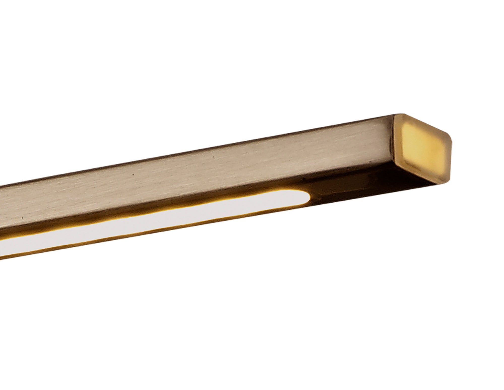 Mia Small 1 Arm Wall Lamp/Picture Light, 1 x 6W LED, 3000K, 470lm, Bronze, 3yrs Warranty