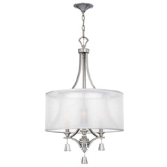 Mime 3L Hanging Shade Ceiling Light – Brushed Nickel Finish