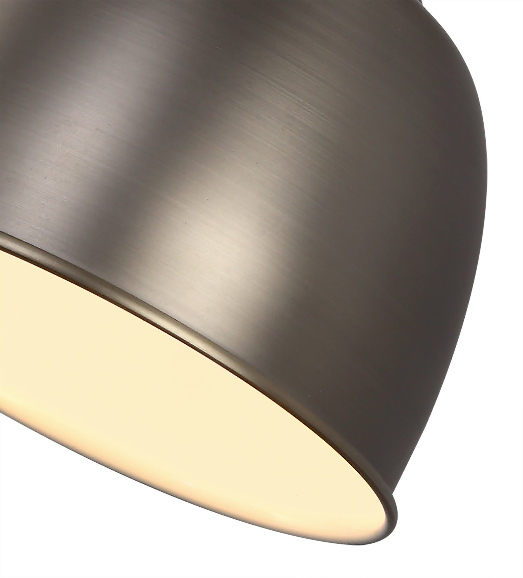 Miner Adjustable Wall Lamp, 1 x E27, Antique Silver/Copper/White