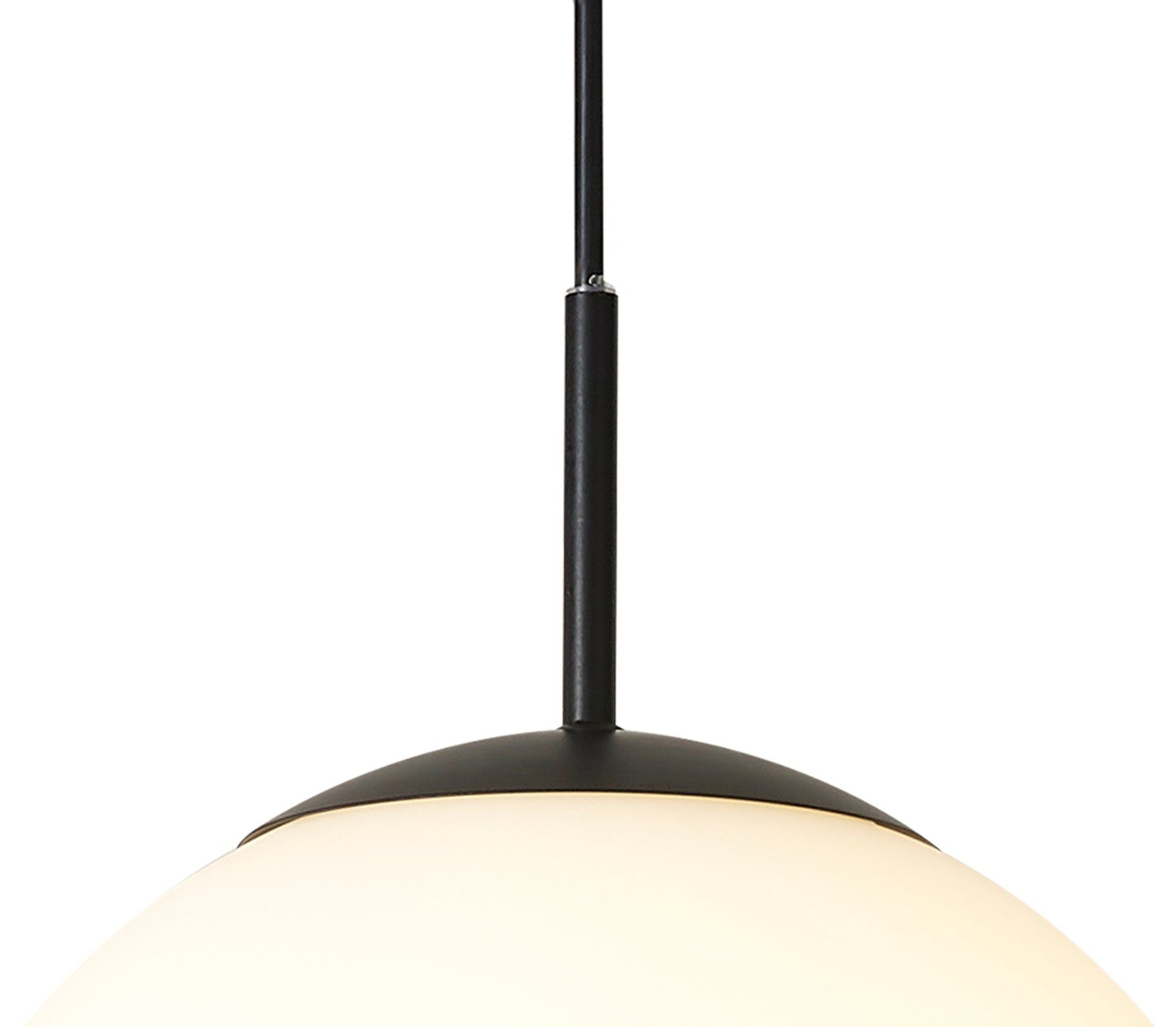 Miranda Pendant Ceiling Light  - Polished Chrome & Clear Glass/Copper & Clear Glass/Satin Nickel & White Glass/Matt Black/Smoke Fade Glass./Antique Gold Suspension with Gold Finish IP20