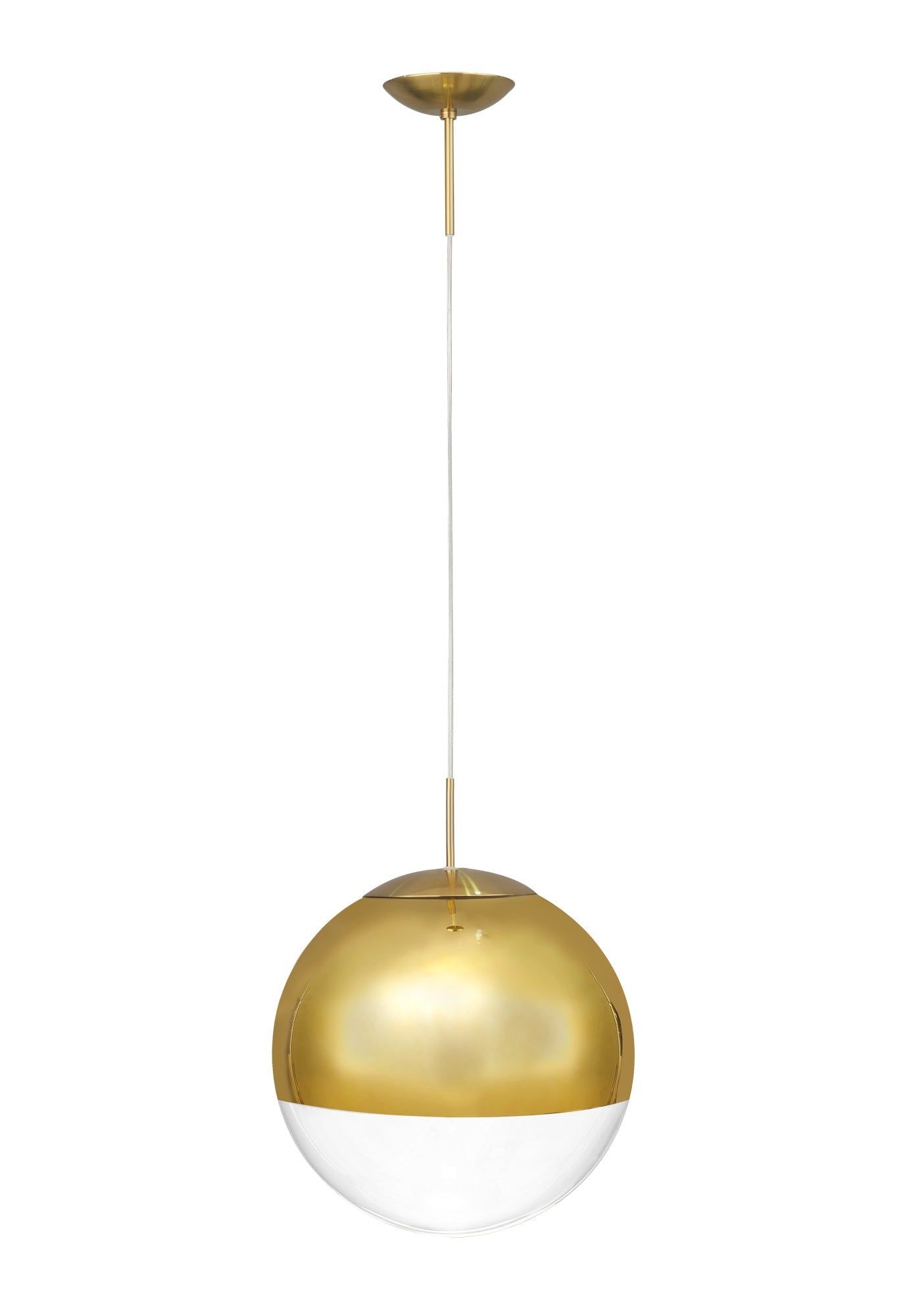Miranda Pendant Ceiling Light Small/Medium/Large - Polished Chrome & Clear Glass/Copper & Clear Glass/Satin Nickel & White Glass/Matt Black/Smoke Fade Glass./Antique Gold Suspension with Gold/Black Suspension With Frosted White Glass Finish IP20