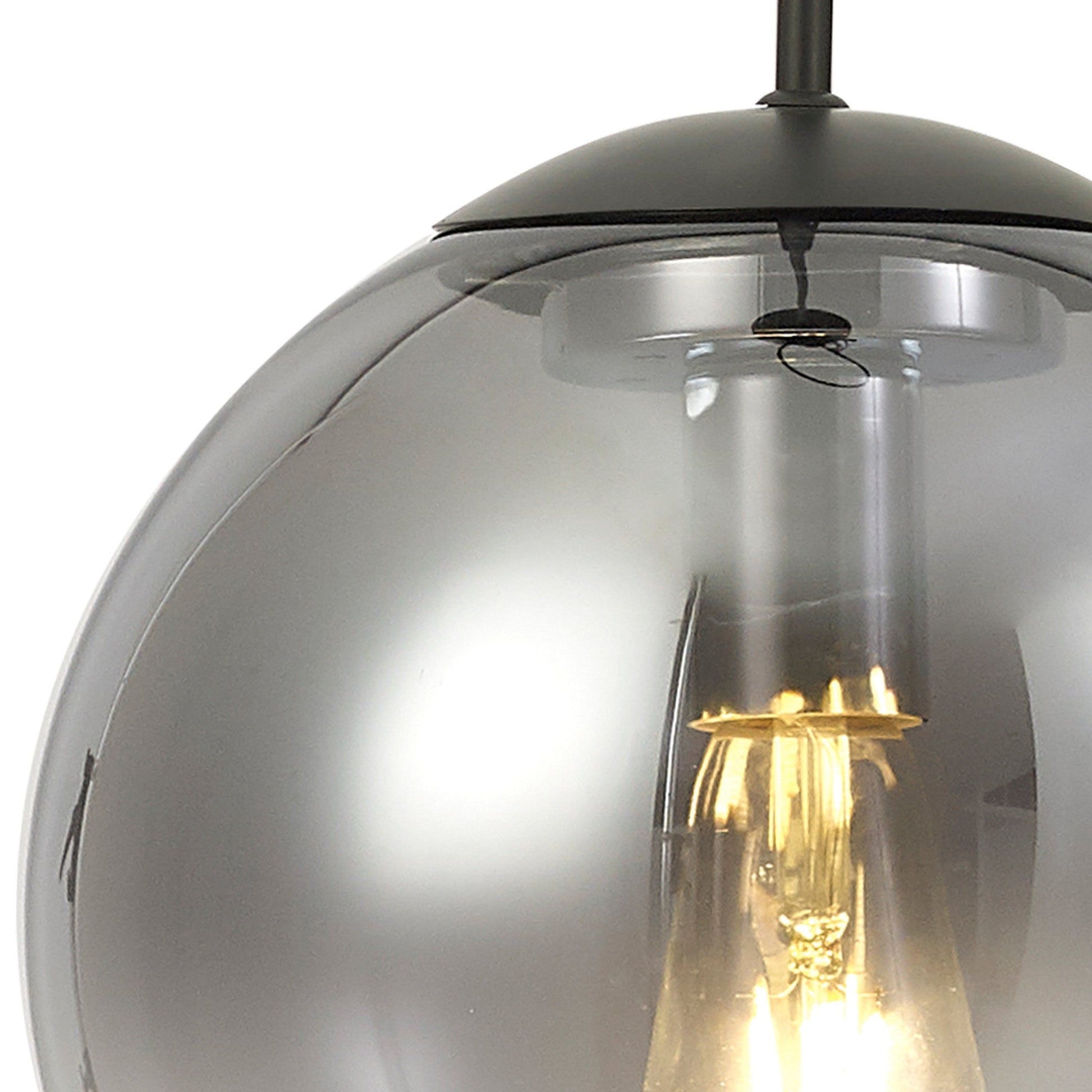Miranda Pendant Ceiling Light  - Polished Chrome & Clear Glass/Copper & Clear Glass/Satin Nickel & White Glass Finish IP20