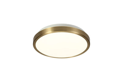 Murcia Ceiling, 1 x 12W LED, 4000K, 565lm, IP44, Satin Nickel/White, Soft Bronze/White 3yrs Warranty