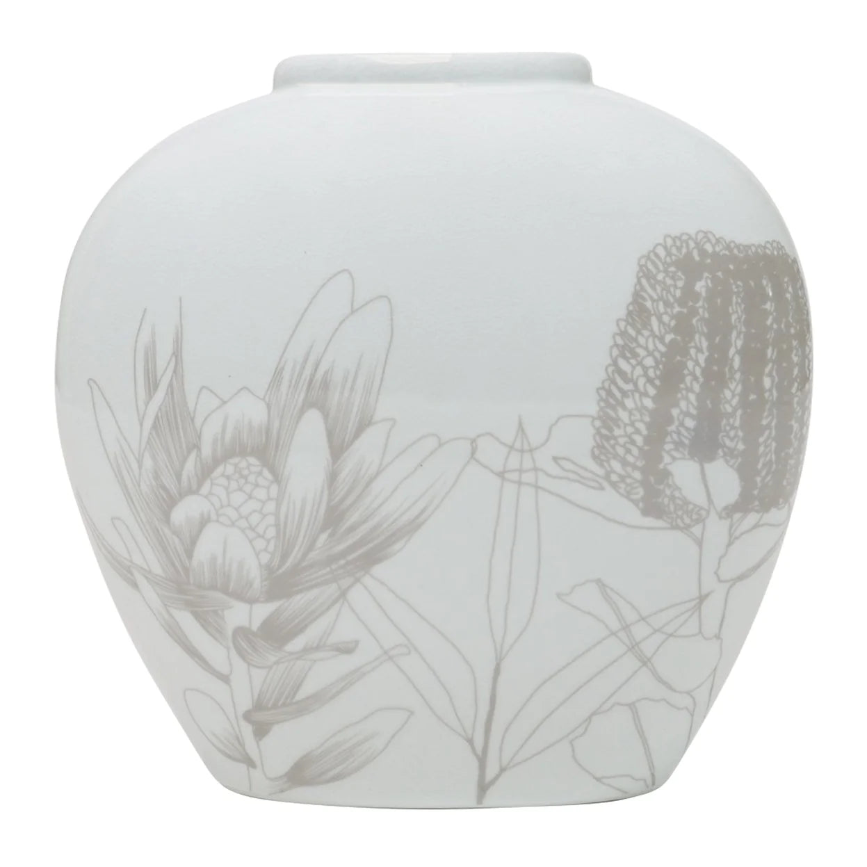 Serene Vase - White Finish