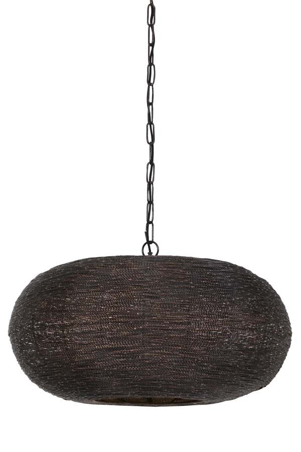 Nadra Large Hanging Lamp - Bronze Gold Finish