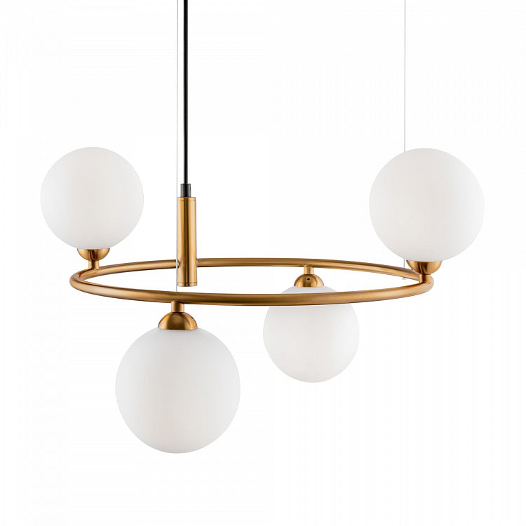 MAYTONI | Ring 4lt Pendant Lamp | Brass - Cusack Lighting