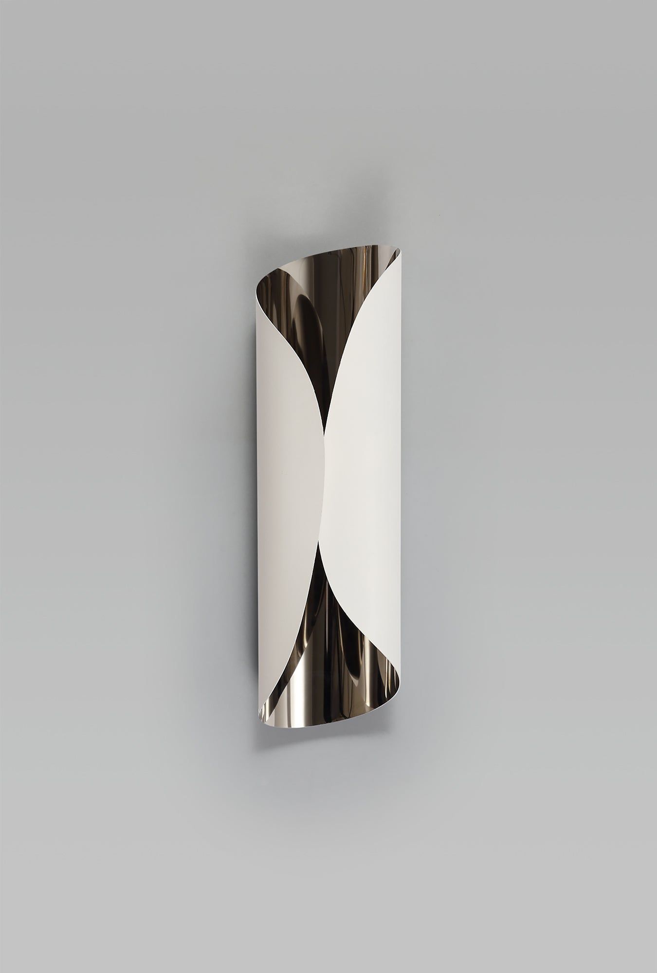 Nook Wall Lamp, 1 x 7W LED, 3000K, 700lm, Sand Black/Polished Chrome, 3yrs Warranty