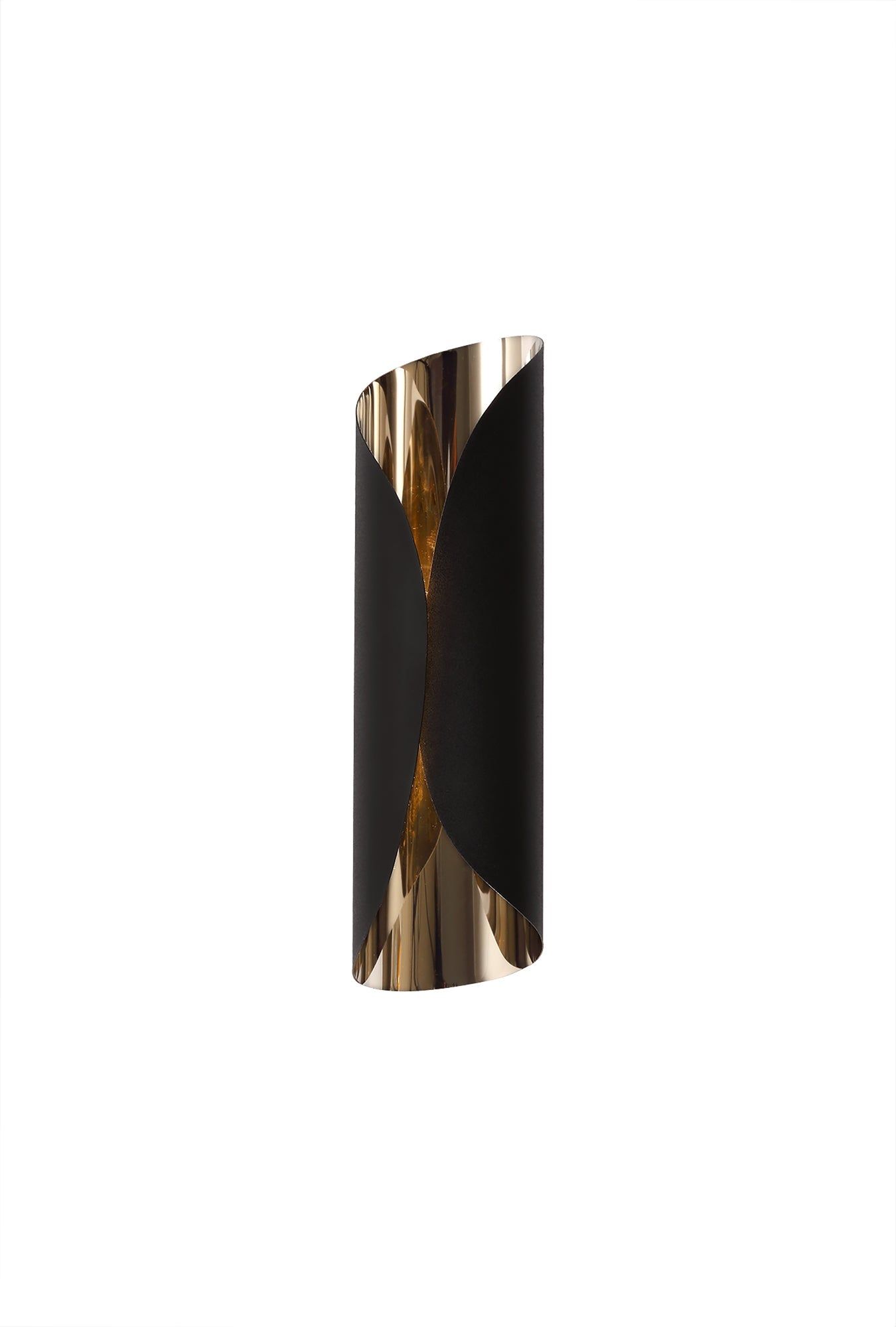 Nook Wall Lamp, 1 x 7W LED, 3000K, 700lm, Sand Black/Polished Chrome, 3yrs Warranty