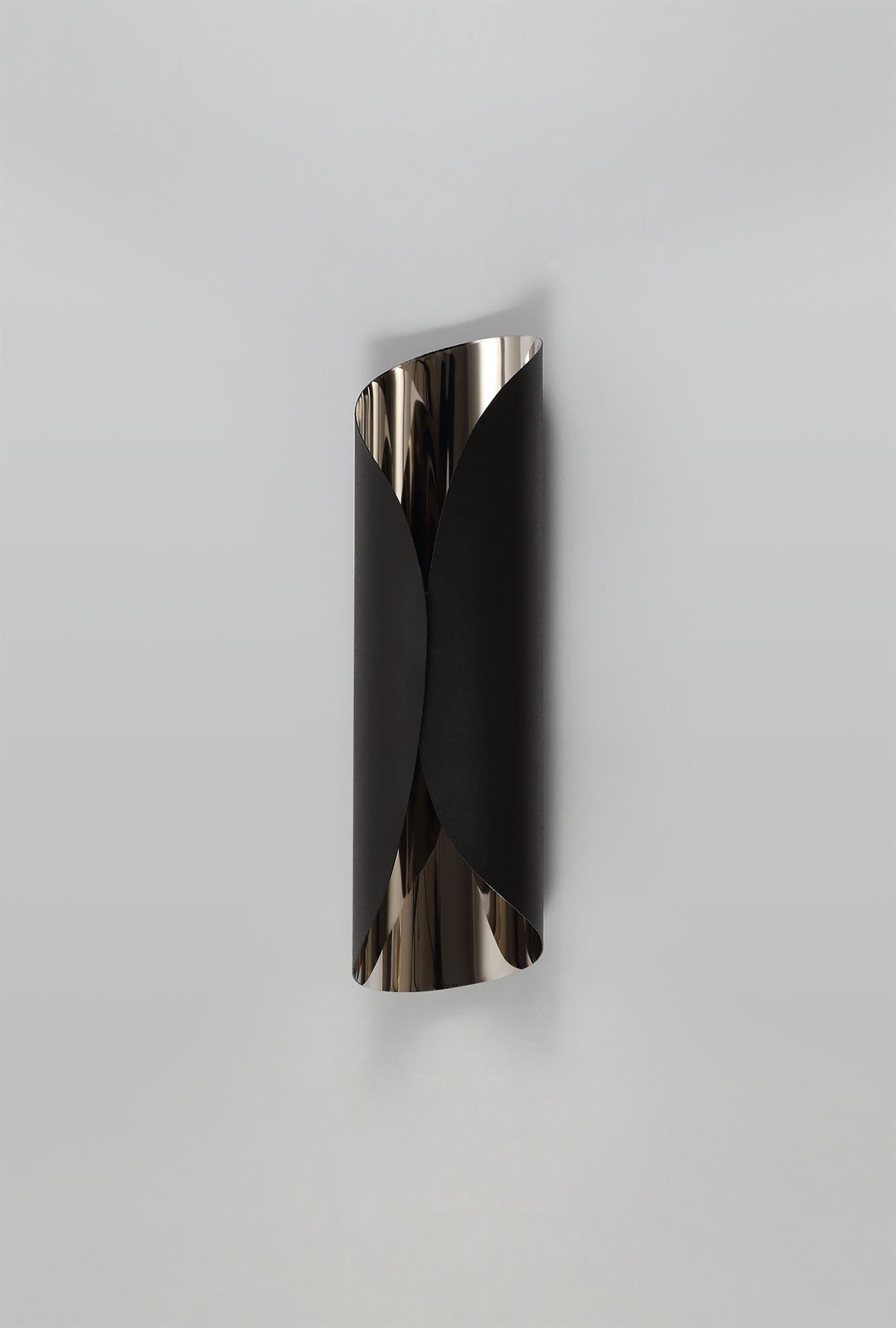 Nook Wall Lamp, 1 x 7W LED, 3000K, 700lm, Sand Black/Polished Chrome, 3yrs Warranty