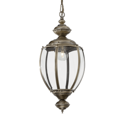 IDEAL LUX NORMA SP1 Ceiling Lantern Light - Antique Brass