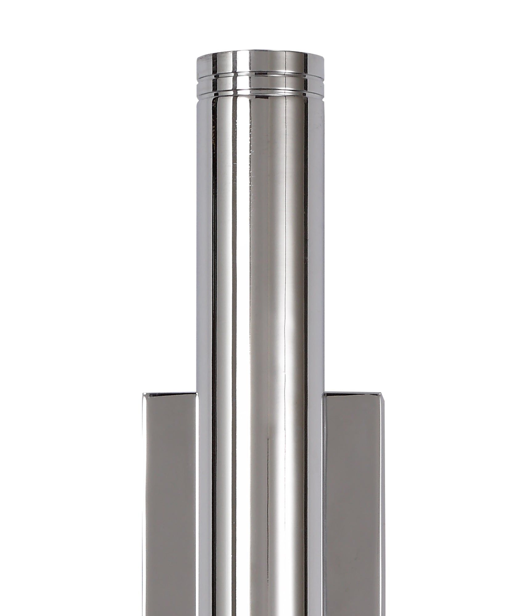 Tiass Wall Lamp, 2 x 3W LED, 3000K, 300lm, IP54, Black/Polished Chrome/Drk Grey, 3yrs Warranty
