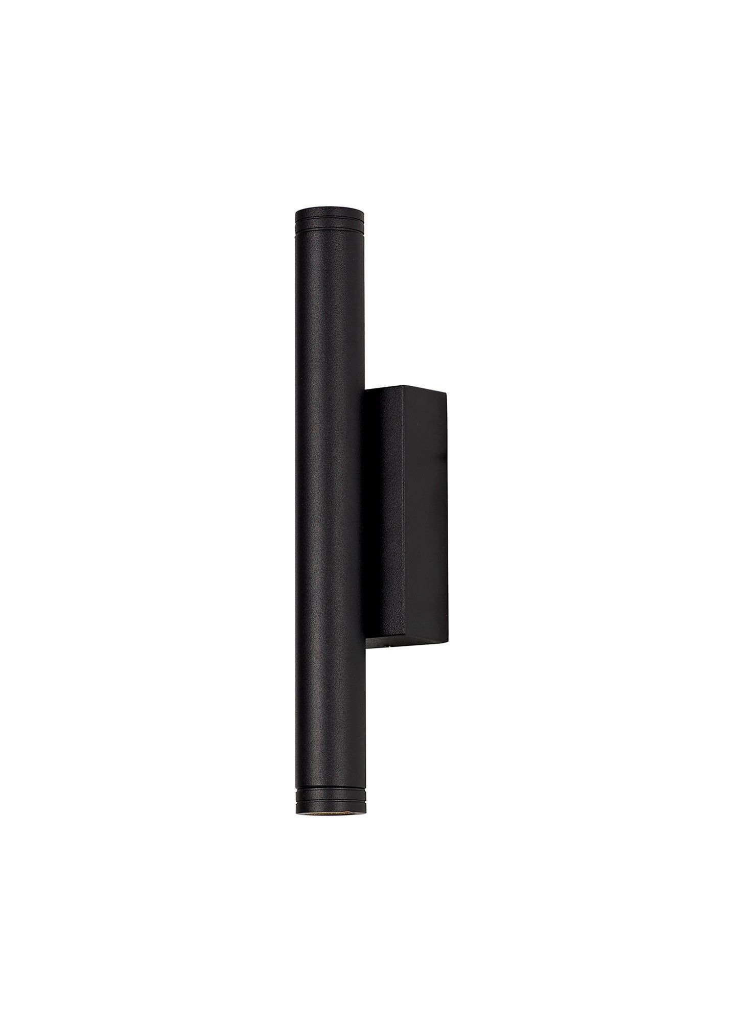 Tiass Wall Lamp, 2 x 3W LED, 3000K, 300lm, IP54, Black/Polished Chrome/Drk Grey, 3yrs Warranty