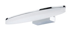 Ola Wall Lamp 6W LED Oval 3000K IP44, 450lm, Polished Chrome/Frosted Acrylic, 3yrs Warranty
