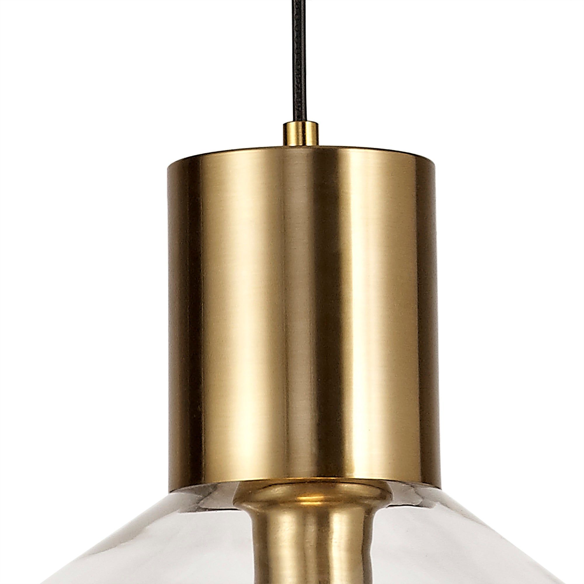 Tuomeb Wide Pendant, Narrow Pendant,Ancient Brass/Clear Glass/Satin Nickel/Opal Glass & Clear Twisted Cable