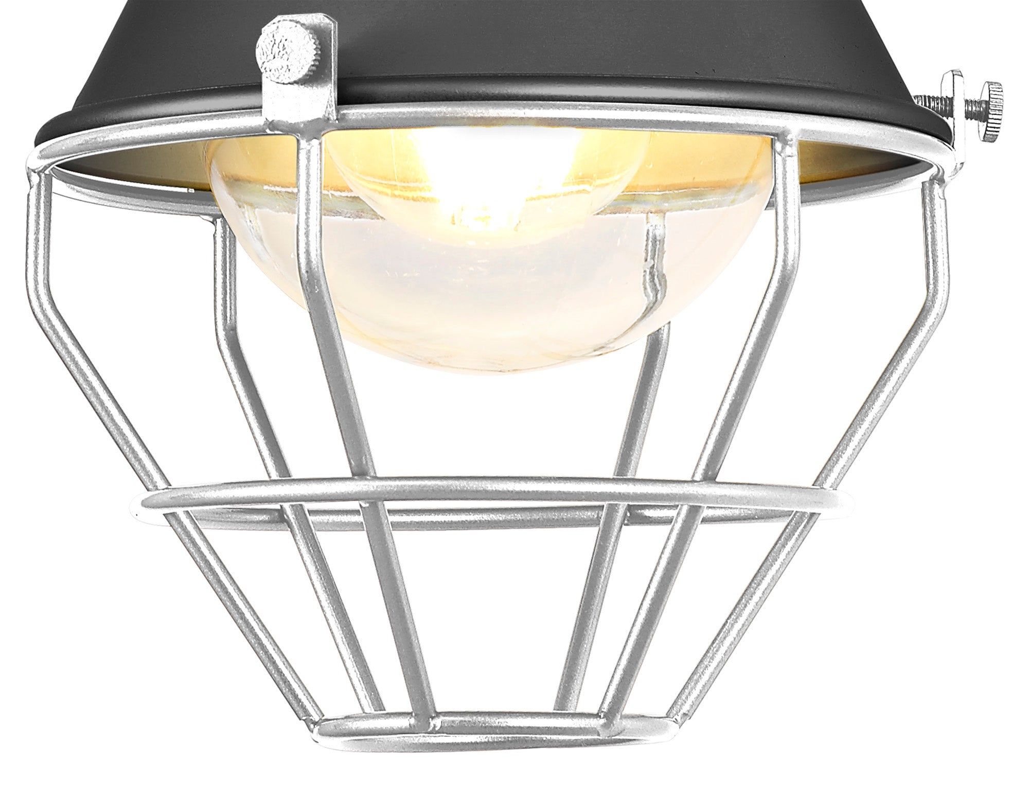 Teome Wall Lamp, 1 Light E27, IP65, Anthracite/Matt White, 2yrs Warranty