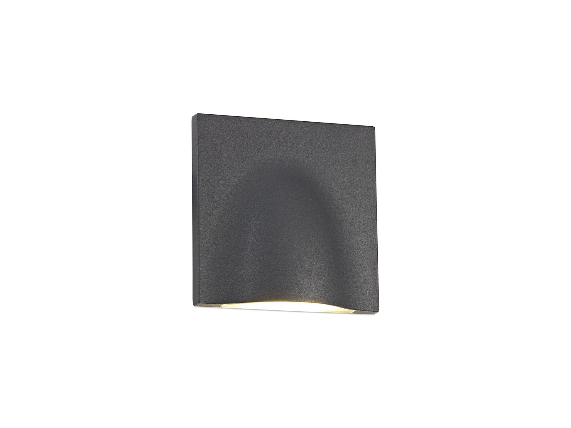 Yieams Wall Lamp, 1 x 6W LED, 3000K, 510lm, IP54, Anthracite, 3yrs Warranty