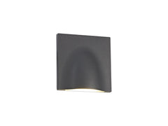 Yieams Wall Lamp, 1 x 6W LED, 3000K, 510lm, IP54, Anthracite, 3yrs Warranty