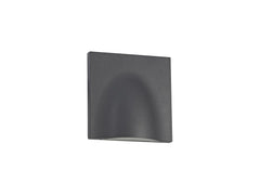 Yieams Wall Lamp, 1 x 6W LED, 3000K, 510lm, IP54, Anthracite, 3yrs Warranty